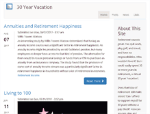 Tablet Screenshot of 30yearvacation.com